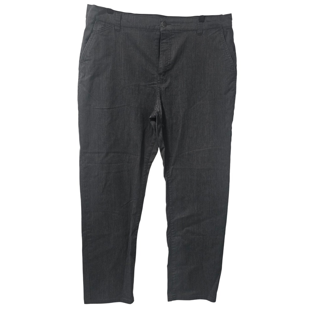 Ripzone Mens Dark Grey Stretch Casual Pants Trousers Size 38 x 28